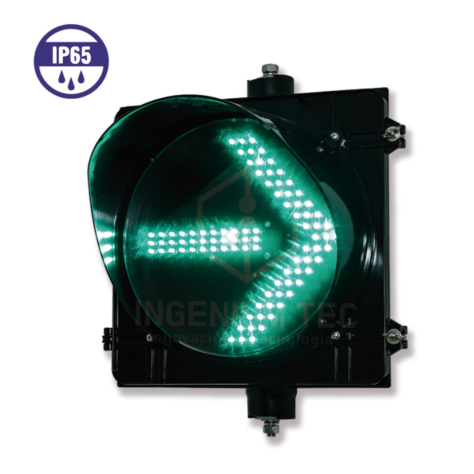 Semáforo Flecha Verde Led Vehicular 300mm Ingenium Tec🚦 7589